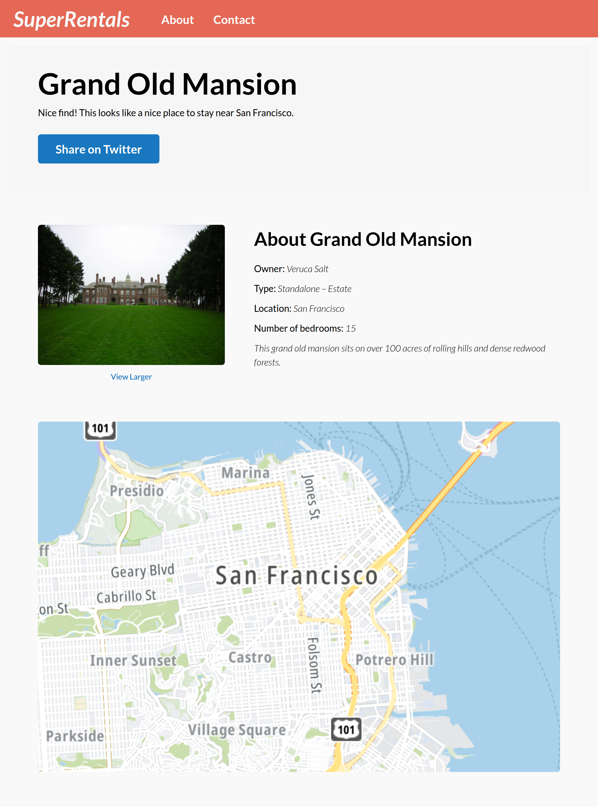 The details page works exactly the same as before, but with much less code!